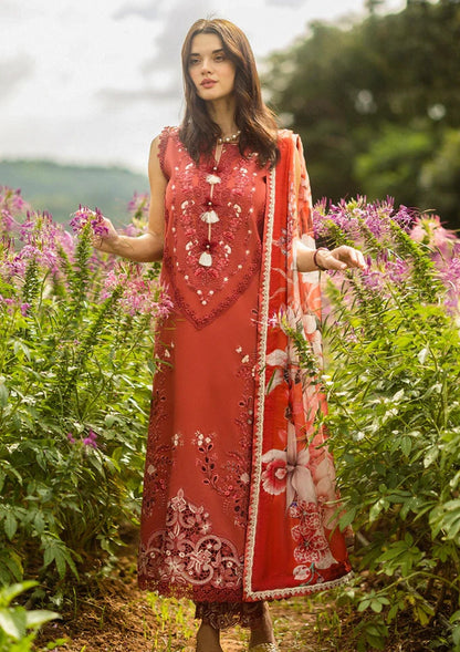 Mushaq ChickenKari Embroidered Lawn Suit 3 Piece Unstitched