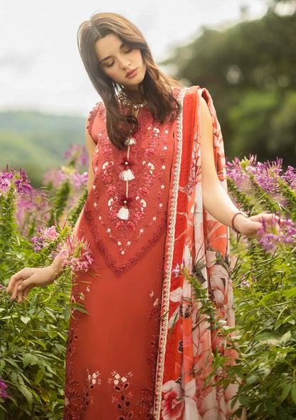 Mushaq ChickenKari Embroidered Lawn Suit 3 Piece Unstitched
