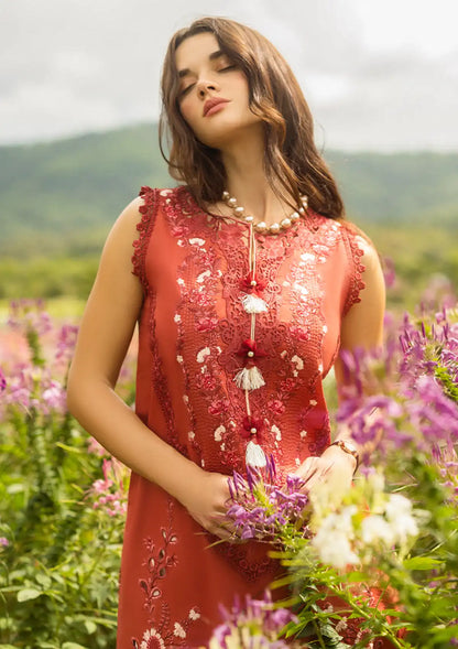 Mushaq ChickenKari Embroidered Lawn Suit 3 Piece Unstitched