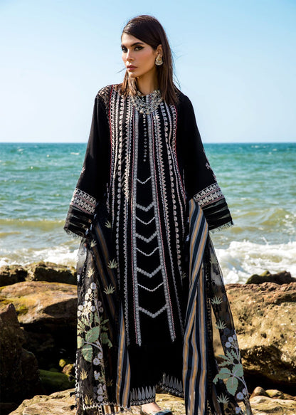 Crimson Luxury Lawn Collection- (Black )