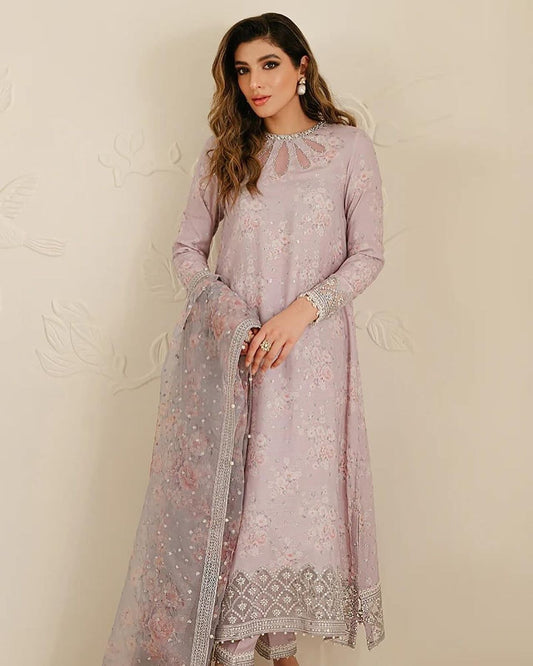 Cross Stich Lawn Collection Stiched