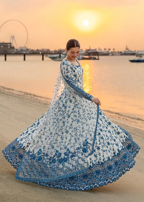 Faiza Saqlain Aya Luxury Lawn Collection Maaxi- Jehona