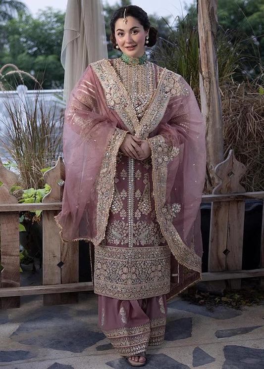 Ali Xeeshan Luxury Wedding Formal Collection- Tea Pink