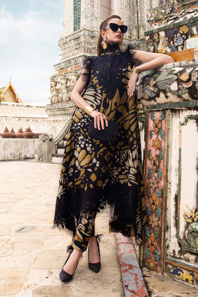 Maria.b Luxury Silk Collection - Camel Black Cheetah