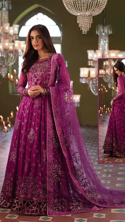 Mushq Luxury Formals Wedding Collection- Magenta Maaxi