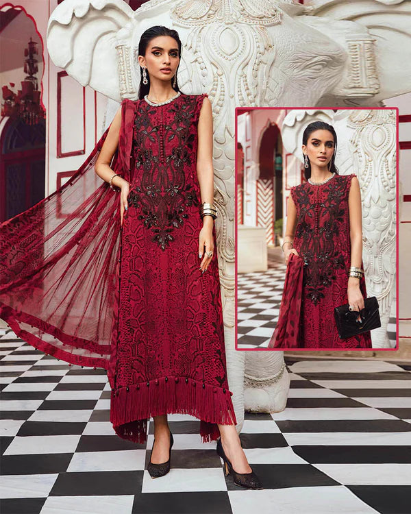 Maria.b Luxury Silk Collection - Red Cheetah