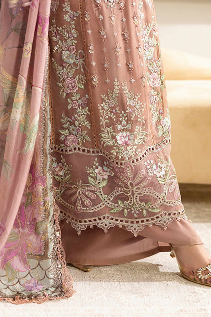 Maria.B Luxury Chiffons Formal Wedding Collection –Salmon Pink