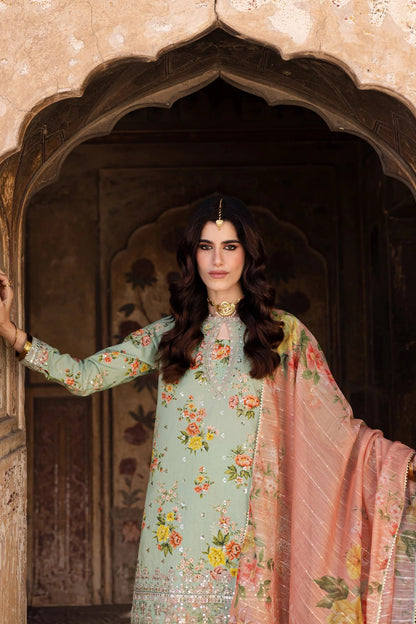 Batik Luxury Silk Formals Collection -Pista