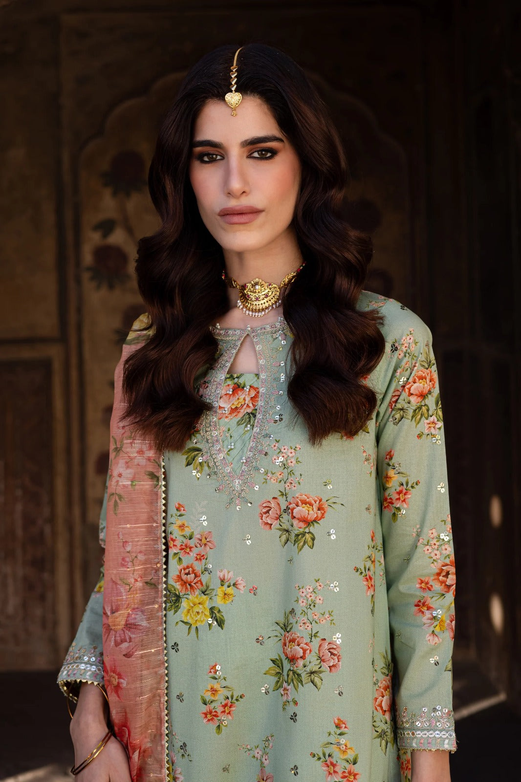 Batik Luxury Silk Formals Collection -Pista