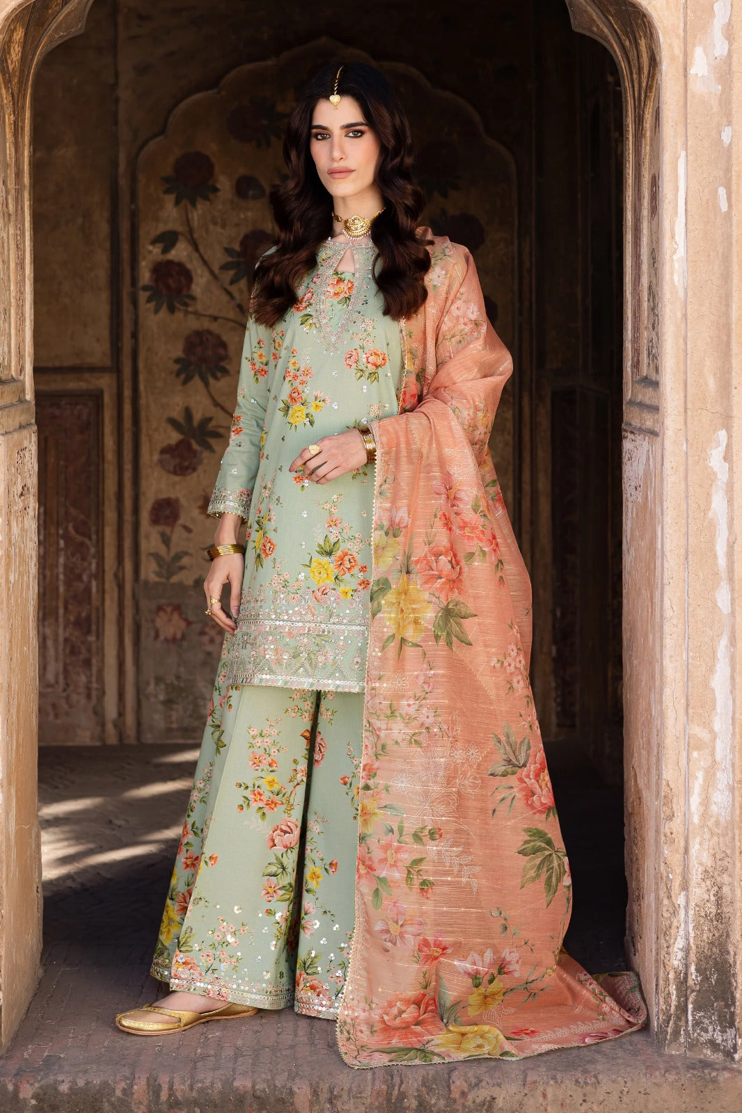Batik Luxury Silk Formals Collection -Pista