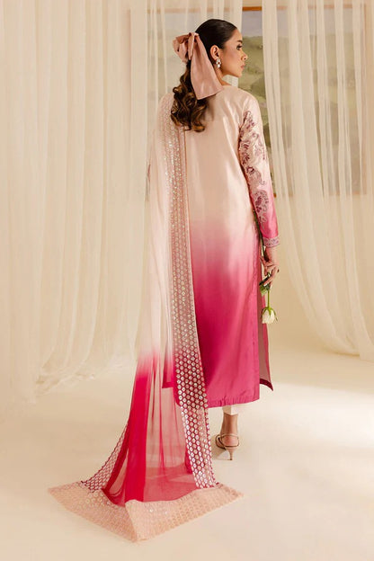 Nureh Luxury Silk Ombre Collection - Pink Double Shaded