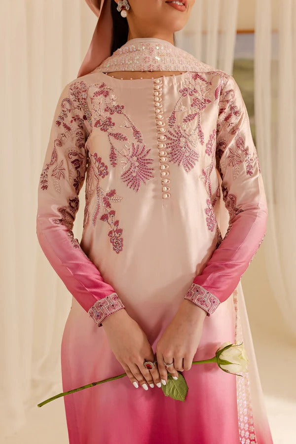 Nureh Luxury Silk Ombre Collection - Pink Double Shaded