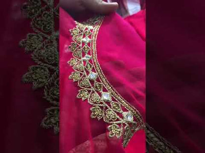 Faiza Saqlain Luxury Formals Wedding  Maaxi Chiffon - Pink
