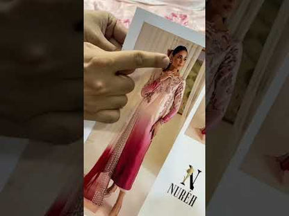 Nureh Luxury Silk Ombre Collection - Pink Double Shaded