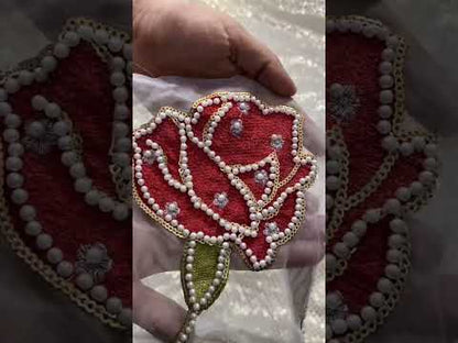Nureh Luxury Formals Embroidered Wedding Collection-Off White