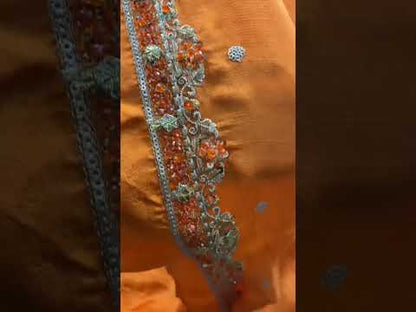 Sheen By Shaista Lodhi Luxury Formal Wedding Collection- Burnt Orange