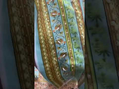 Ansab Jehangir Luxury Digital Printed Swiss lawn Collection - Light SeaGreen
