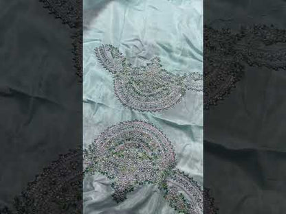 Hussain Rehar The Scent Luxury Pret Formal Wedding Collection-Seagreen