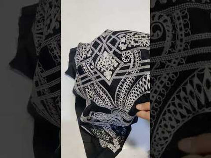 Maria b Chikankari Luxury Lawn Embroidered 3 Piece Dress